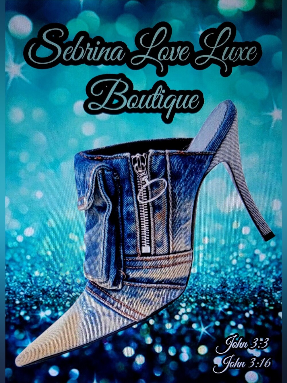 Chic Denim Cargo Stiletto Mule Heels